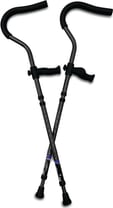 A pair of in-Motion Pro underarm crutches